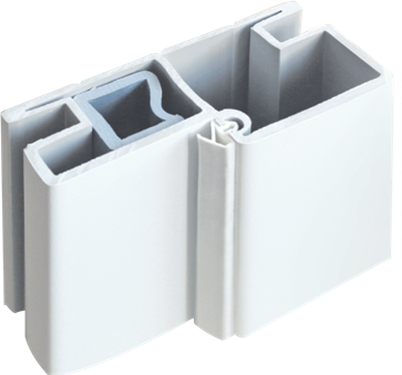 Коробка дверная квадратная ДПК 90х40х2100 (5,6м) белый
