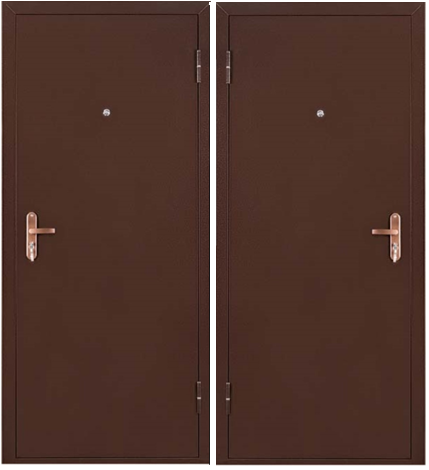 Дверь металлическая СтражГост метал/метал 2050х960 левая