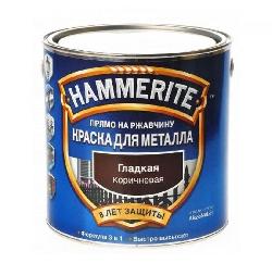 Краска Hammerite Гладкая RAL 9005* Черная 0,75л