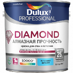 Краска Dulux Diamond Matt Алмазная прочность BW 2,5л матовая краска 