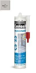Затирка Ceresit CS-25 силиконовая Серебристо-серый  280мл.