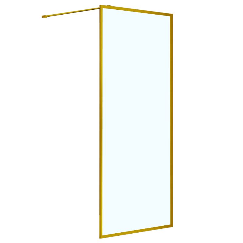 Душевая перегородка Azario RICHMOND Walk-in 900х2000 прозрачное стекло 6 мм, цвет профиля золото (AZ-NAG6310 900 Gold)