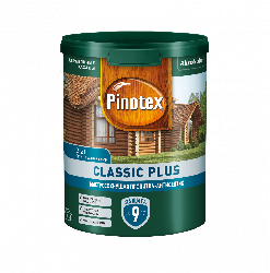 Пропитка-антисептик Pinotex Classic Plus 3 в 1 CLR 9л.