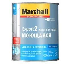 Краска Marshall Export 2 глуб/мат латексная BC 0,9л