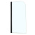 Шторка для ванны Azario MERRIT 800х1400, прозрачное стекло 5 мм, цвет профиля черный (AZ-NF6211 800 BLACK)