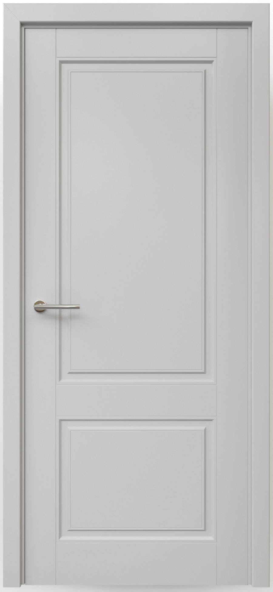 Полотно дверное глухое СХЕМА Эмаль-1 ПГ Эмаль Классика-2 900 серый (защелка маг.)