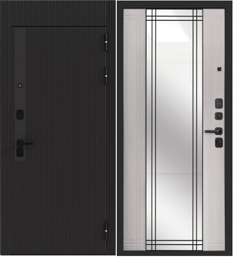 Дверь металлическая ВИЛЬЯ РЖ 2050х960 левая