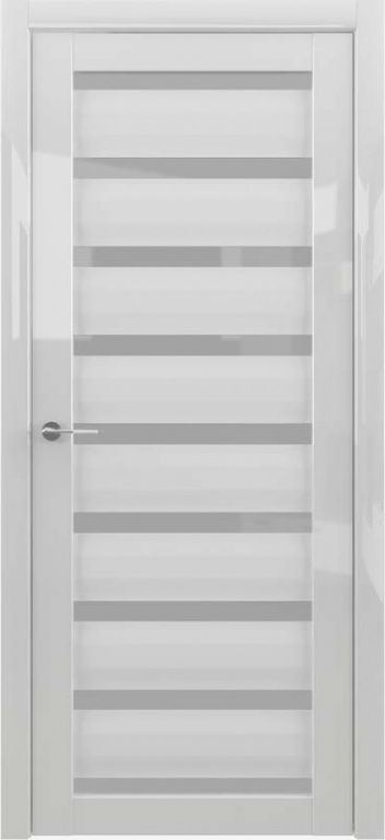 Полотно дверное остекленное Глянец Сидней GL 700 белый стекло мателюкс
