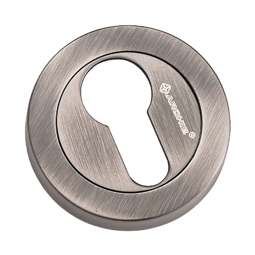 Накладка круглая на цилиндр "GENESIS" CL-20G CL BL. SILVER черненое серебро