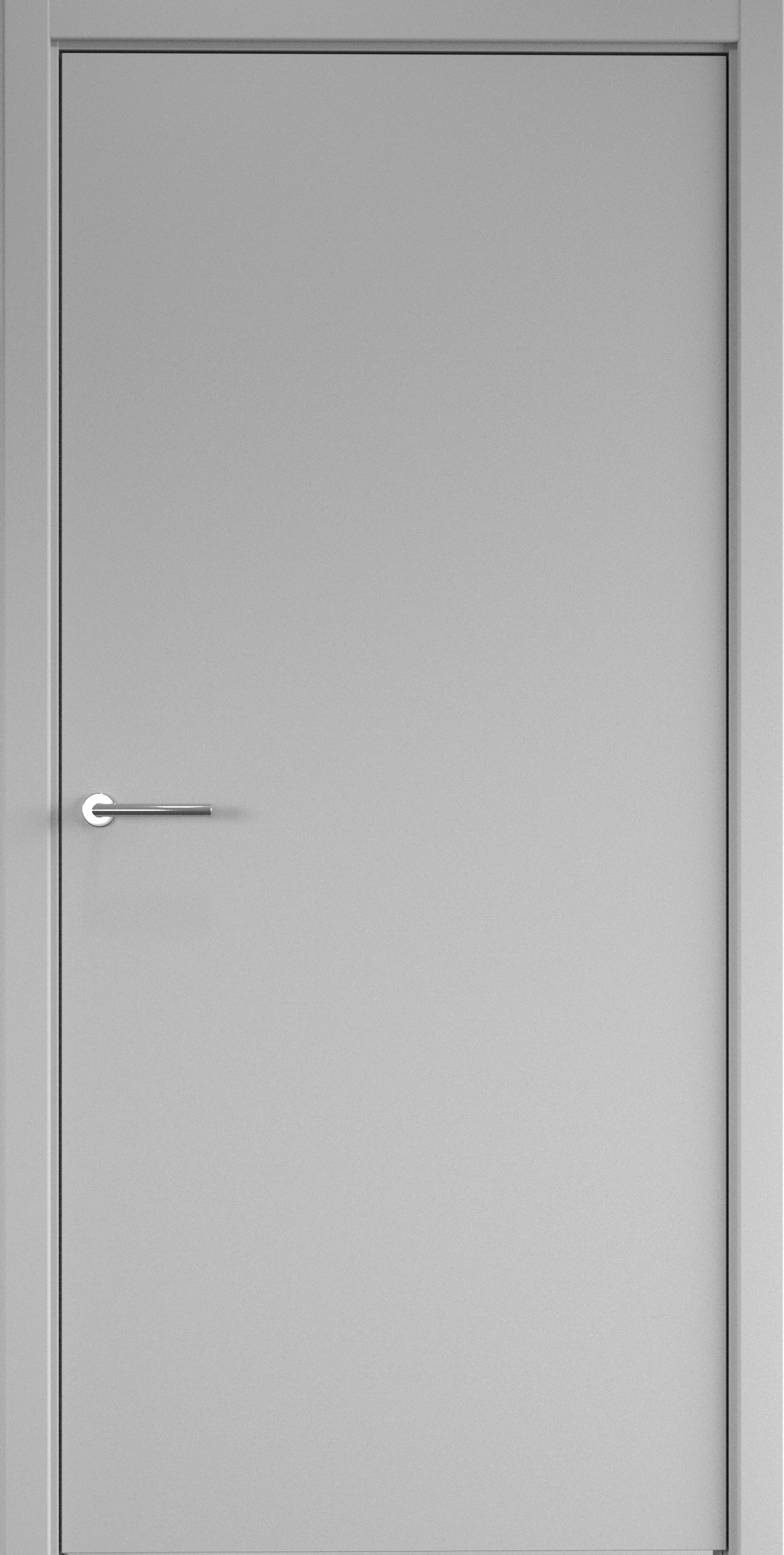 Полотно дверное глухое СХЕМА Эмаль-1 ПГ Эмаль Геометрия-1 900 серый (защелка маг.)