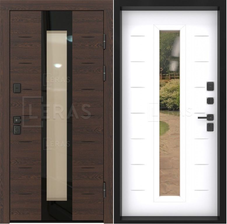 Дверь металлическая ДС Premier Wood "Тренд" 2050х960 правая