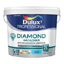 Краска Dulux Professional Diamond Фасадная Гладкая мат BW 2,5л