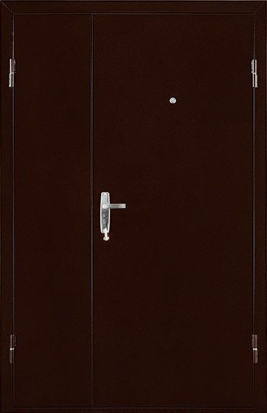 Дверь металлическая КВАРТЕТ антик медь метал/метал 2066х1250 правая