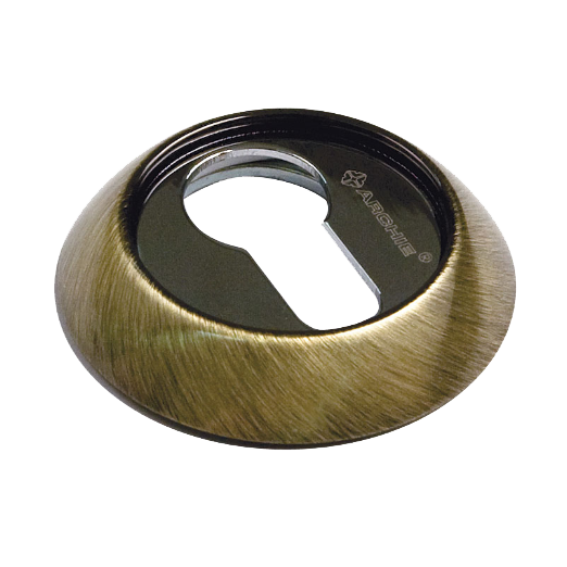 Накладка круглая на цилиндр CL B античная бронза