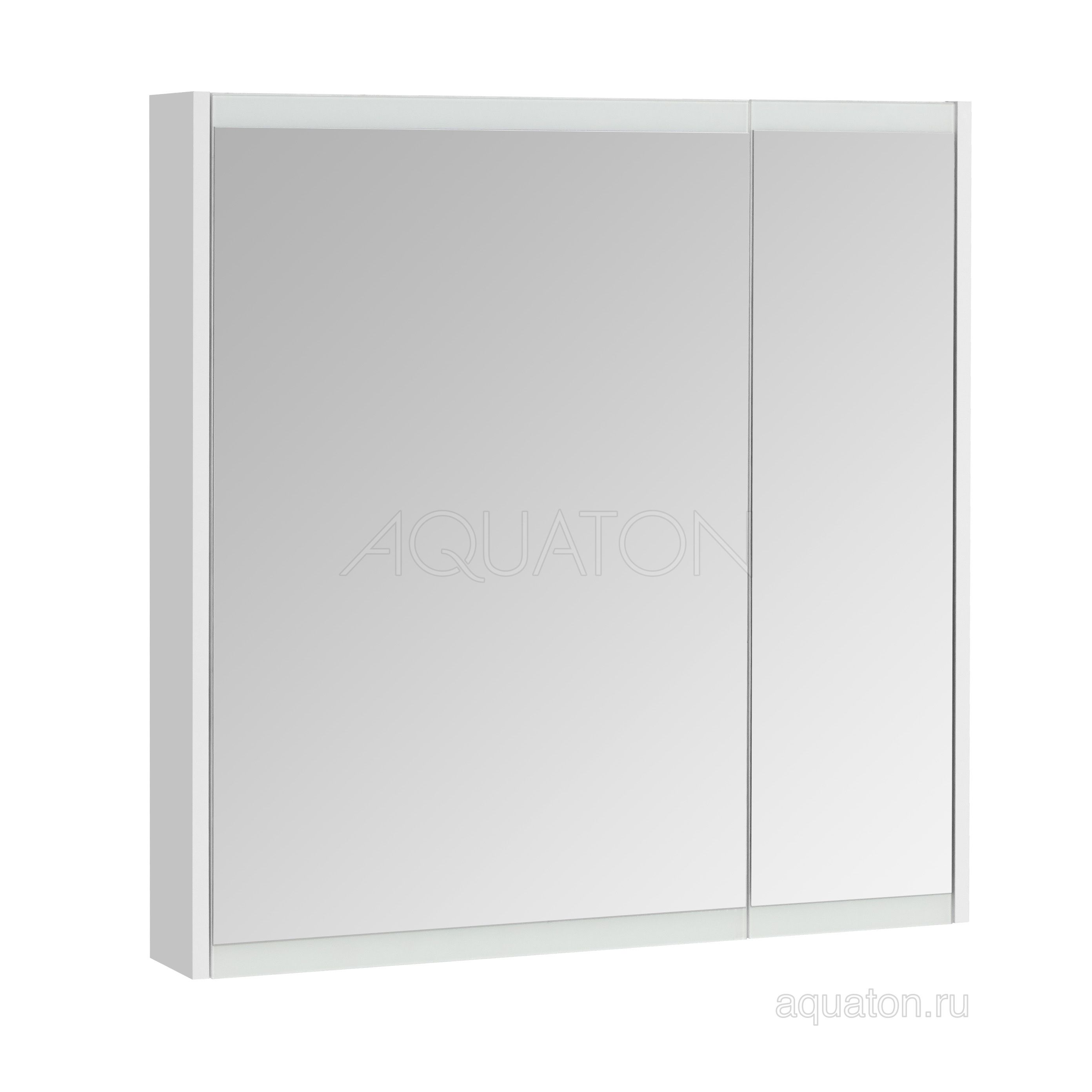 Зеркальный шкаф AQUATON Нортон 80 белый 1A249202NT010