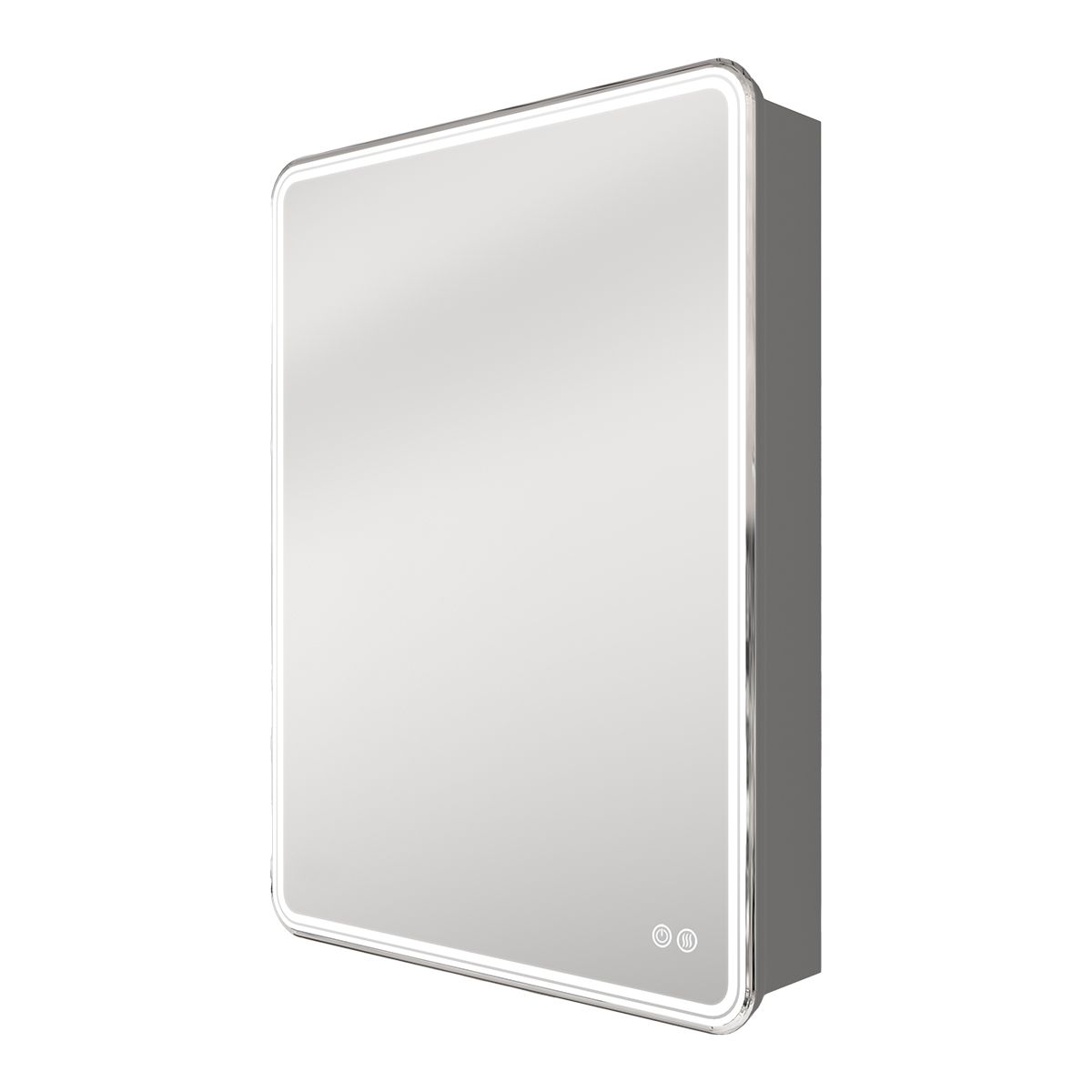 Зеркальный шкаф AZARIO 600*800 правосторонний, с подсветкой+подогрев "Air", сенсорный выключатель (CS00084317)