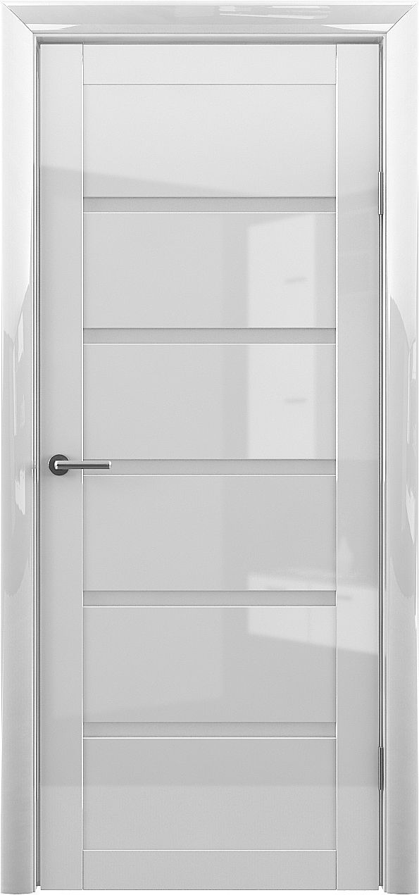 Полотно дверное остекленное Глянец Вена Н 1950*700 Белый стекло мателюкс