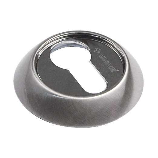Накладка круглая на цилиндр CL H белый никель