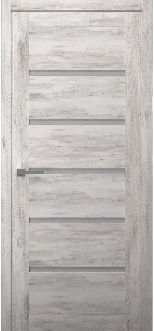 Полотно дверное остекленное Eco-wood Вена 700 Ель альпийская стекло матовое