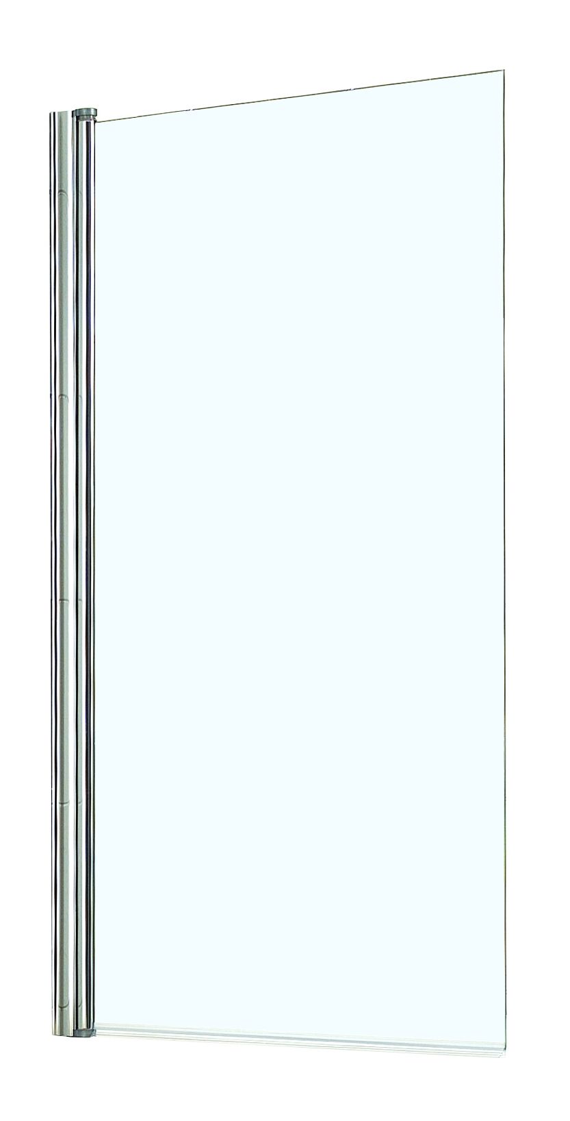 Шторка для ванны Azario MERRIT 800х1400, прозрачное стекло 6 мм, цвет профиля серебро (AZ-NF6211-1 800)