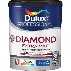Краска Dulux Diamond Extra Matt BW 1 л глубокоматовая латексная краска 
