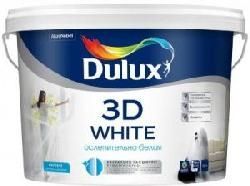 Краска Dulux 3D White ослепительно белая мат 5л для стен и потолков