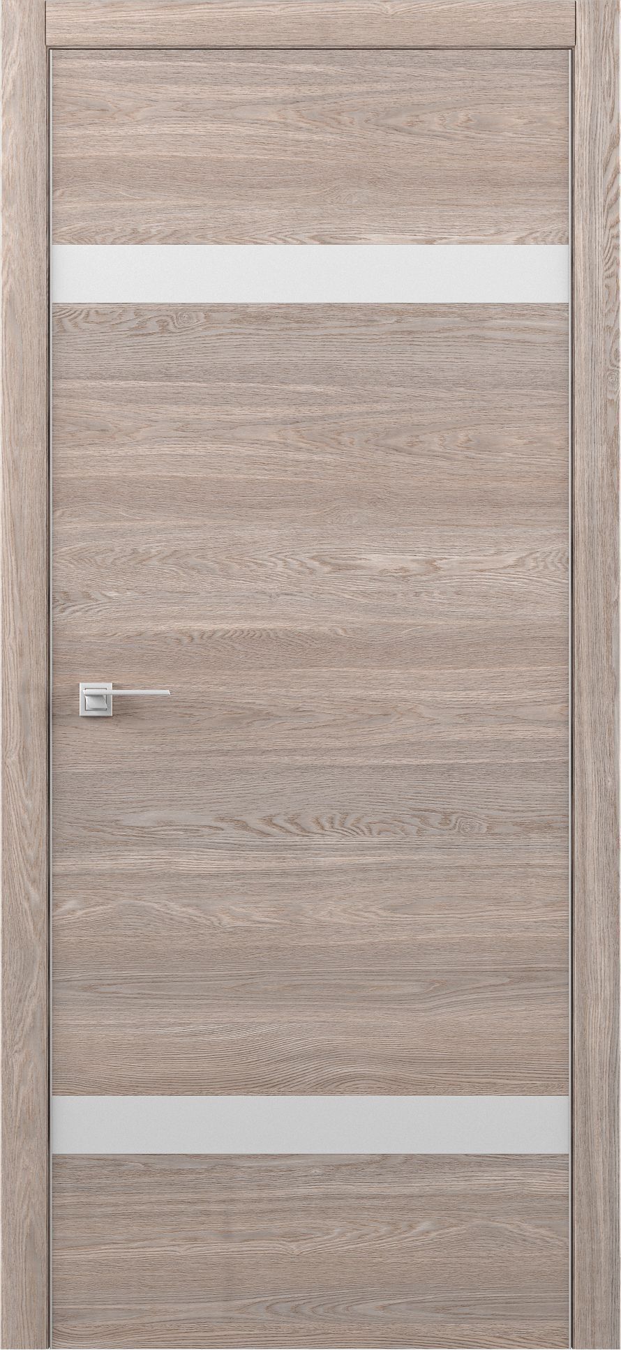 Полотно дверное остекленное Art-шпон S 700 дуб карамельный, ст. белое схема STATUS-2 (Morelli 1895)