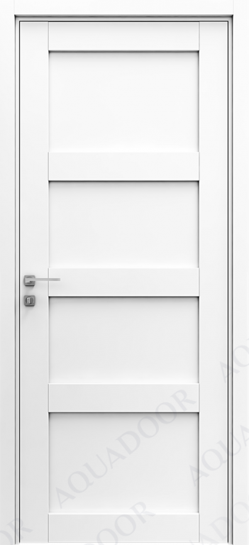 Полотно дверное глухое Zargo Quatro 900 кедр белый