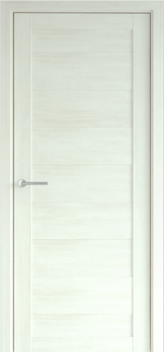 Полотно дверное глухое Эко-шпон Мюнхен 800 белый кипарис
