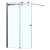Шторка для ванны Azario CARLEON 1000х1500 раздвижная, прозрачное стекло 6 мм, цвет профиля хром (AZ-NKB6121 1000)