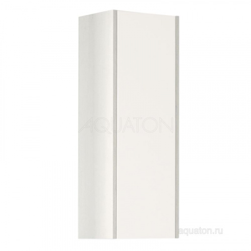 Шкаф навесной AQUATON Йорк одностворчатый белый, выбеленное дерево 1A171403YOAY0