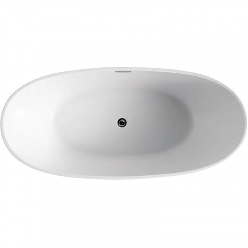 Ванна акриловая Azario GLASGOW 1660х780х665, свободностоящая, в комплекте с сифоном и металлической рамой, цвет белый (GLA16778)