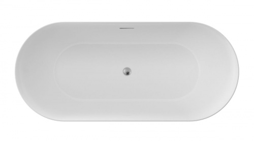 Ванна акриловая AZARIO KENSTON 1700х800х600 свободностоящая, в комплекте с сифоном и металлической рамой (KEN17080)