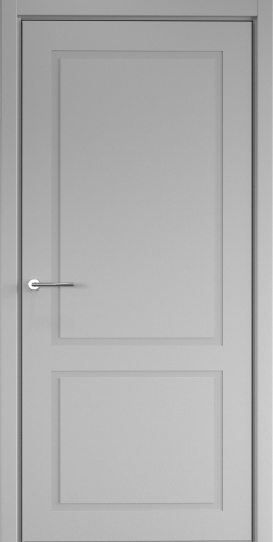 Полотно дверное глухое СХЕМА Эмаль-1 ПГ Эмаль НеоКлассика-2 900 серый (защелка маг.)