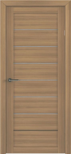 Полотно дверное остекленное Эко-шпон Сеул 400 дуб натуральный стекло мателюкс