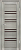 Полотно дверное остекленное Эко-шпон Окинава 800*2050 Джерси, стекло черное лакобель