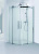 Душевое ограждение Azario OTTAWA 1000х1000х2000 без поддона, прозрачное стекло 8 мм, цвет профиля серебро (AZ-NKE2142 1000)