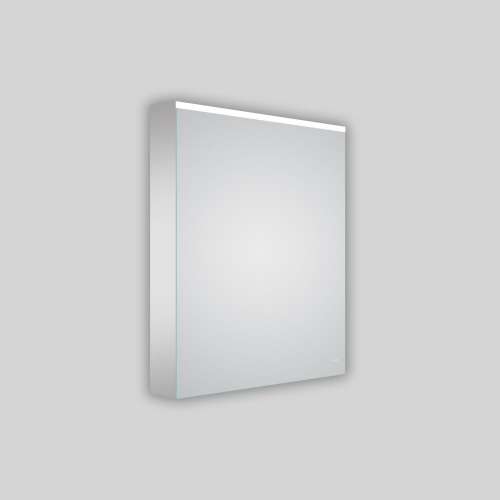 Зеркало-шкаф AZARIO 500х700 в алюминиевом корпусе, сенсорный выключатель с функцией диммера (AZ-ZC-046CS)