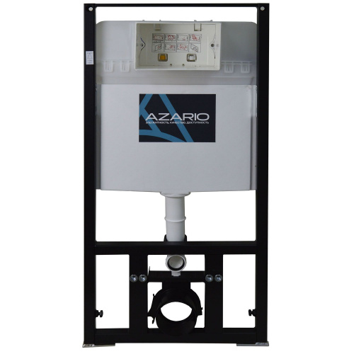 Сет AZARIO инсталляция + Унитаз подвесной PROJECT в комплекте с быстросъемным сиденьем микролифт (AZ-8010-1000+PR1100N)