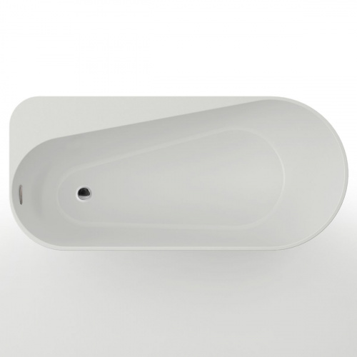 Ванна акриловая AZARIO FANO 1700х800х600 пристенная, в комплекте с сифоном и металлической рамой, левая (FAN17080 L)