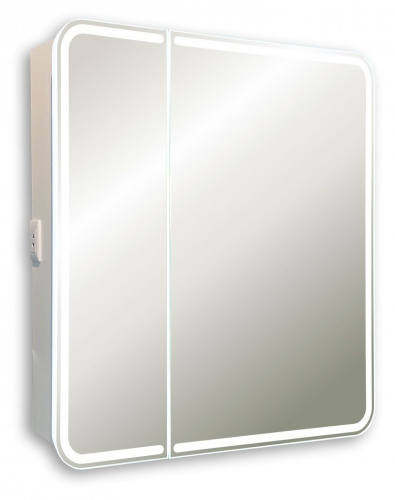 Зеркало-шкаф AZARIO Alliance 805х198х800 LED - подсветка, сенсорный выключатель, белый (LED-00002516)