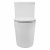 Унитаз-моноблок Creo Ceramique ONE 370х720х760 безободковый, в комплекте с быстросъемным сиденьем микролифт (ON0101)
