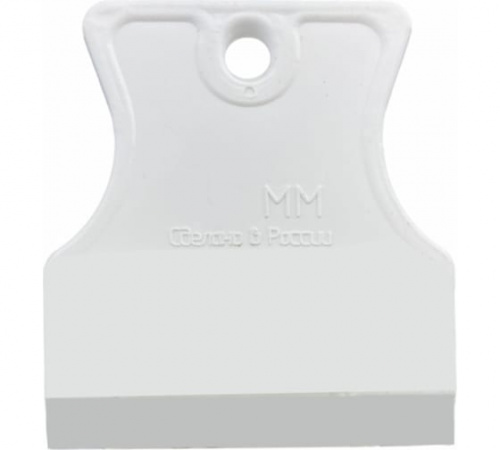 Шпатель White Edition длина 100 мм, белая резина (для затирки кафельных швов) DECOR