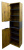 Пенал подвесной Azario Gris 40 400х320х1600 универсальный, цвет Дуб Веллингтон (CS00080417)