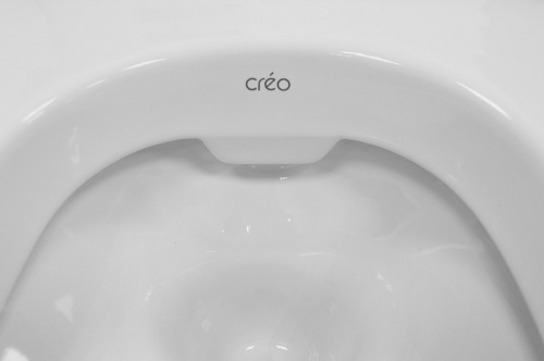 Унитаз напольный "Чаша Генуя" Creo Ceramique 525х405х220 мм, с гидрозатвором (SQ9100)
