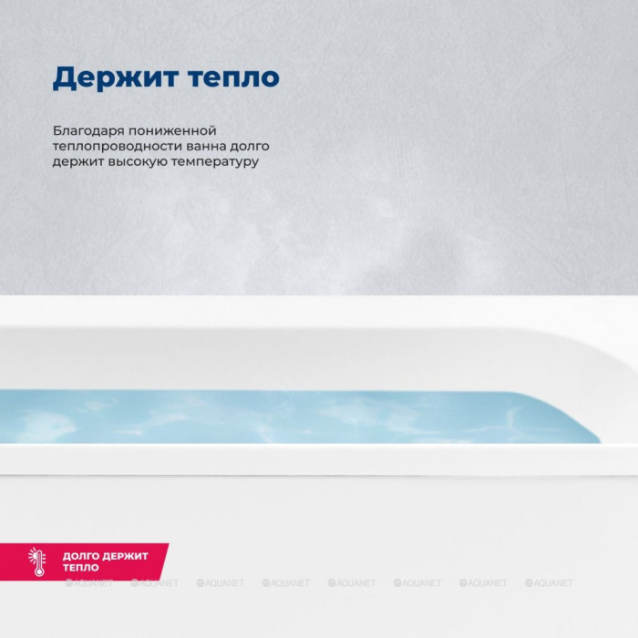 Акриловая ванна Aquanet Bright 180x75 (с каркасом)