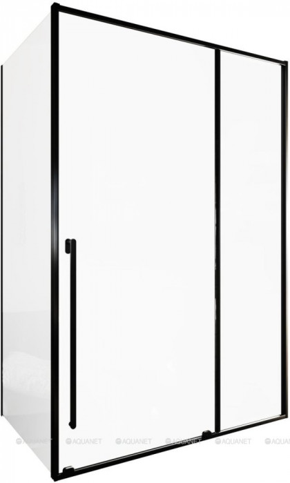 Душевой уголок Allen Brau Fantasy 140x90 3.11008.31 + 3.11013.31 черный матовый