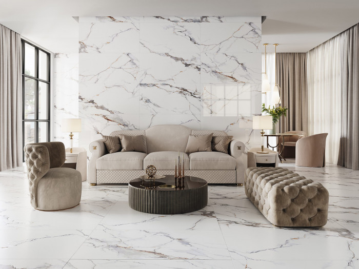 Dogma Project Antibacterial Calacatta Macchia Vecchia Levigato Rettificato 750x1500