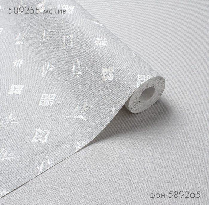 Обои 589265 (6) винил. горячего тиснения на флиз. основе 1,06*10,05 Monogramma Стенова