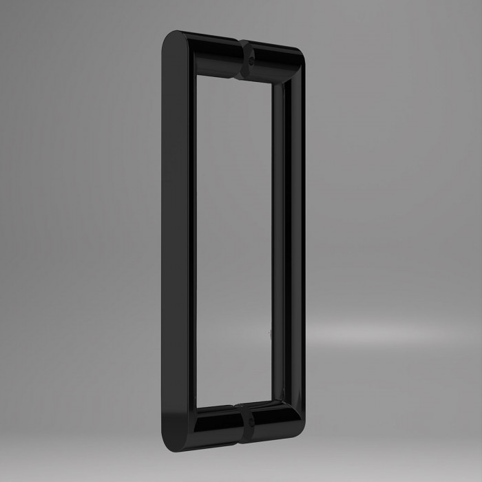 Душевая дверь Дайс (Dice) VDS-4D160CLB, 1600, черный, стекло прозрачное